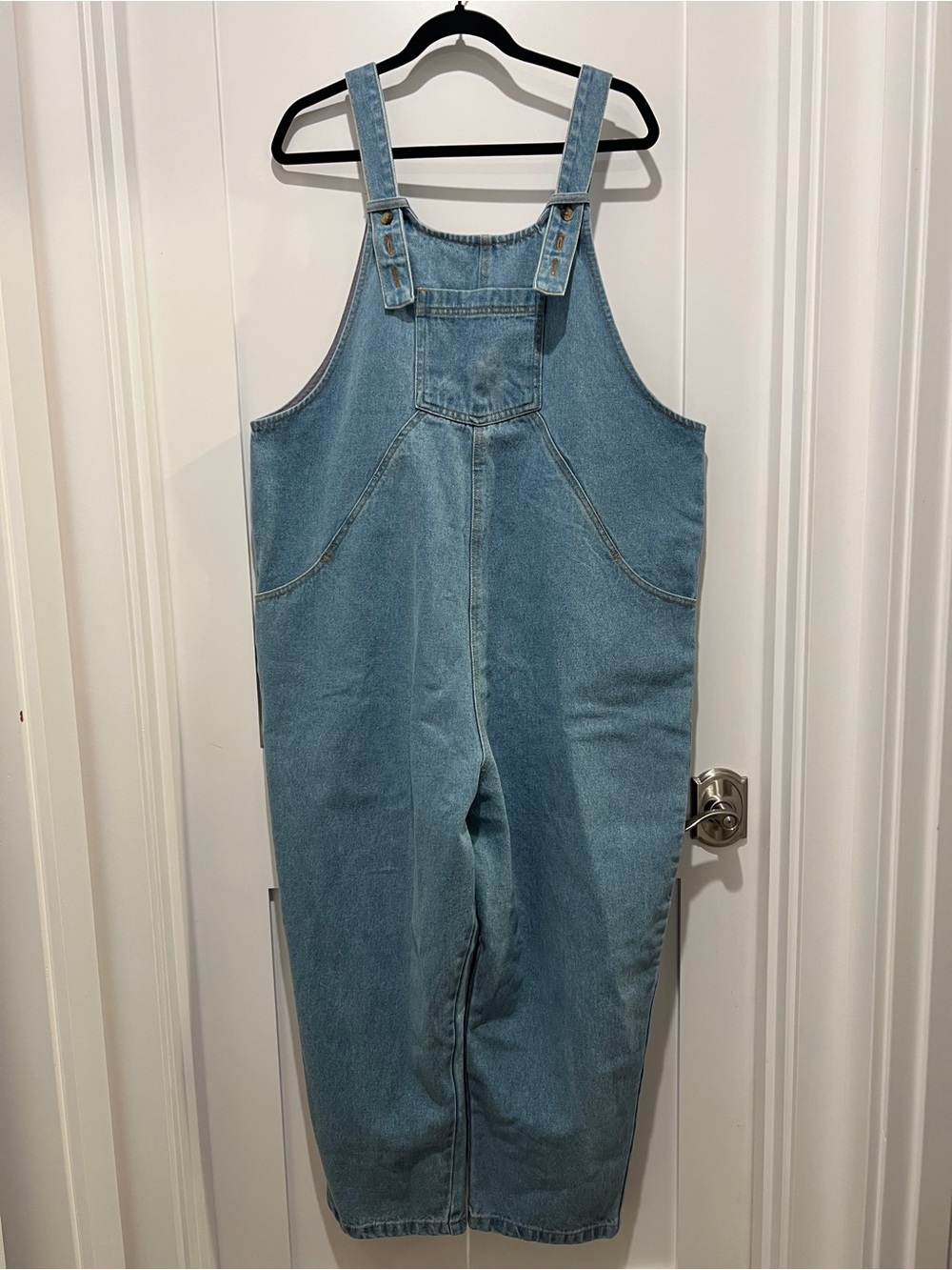 The Simple Folk large Woman’s Relaxed Light Blue Denim Women’s Overalls